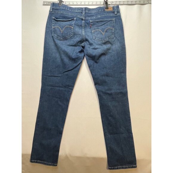Levi's jeans womens 15 34 x 32 524 too superlow low rise blue - Picture 3 of 10